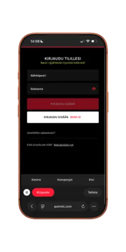 Pommi Casino log in